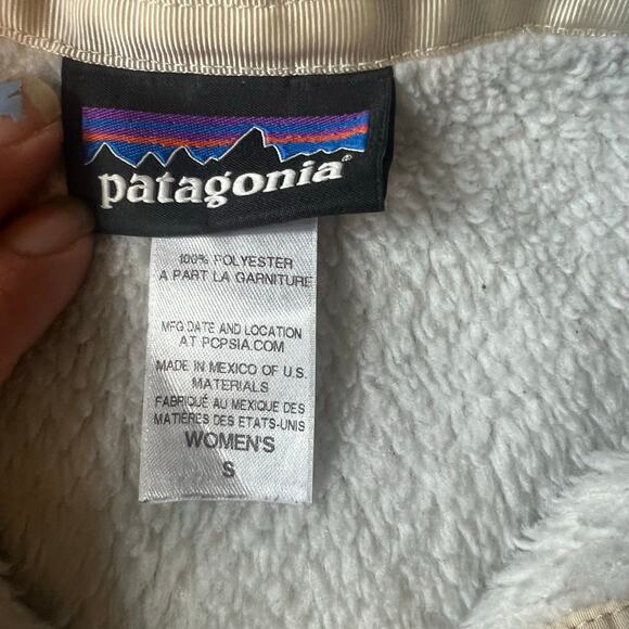 Patagonia Soft Mock Neck T-Snap Re-tool PolarTec Long Sleeve Pullover Size Small - Picture 6 of 10